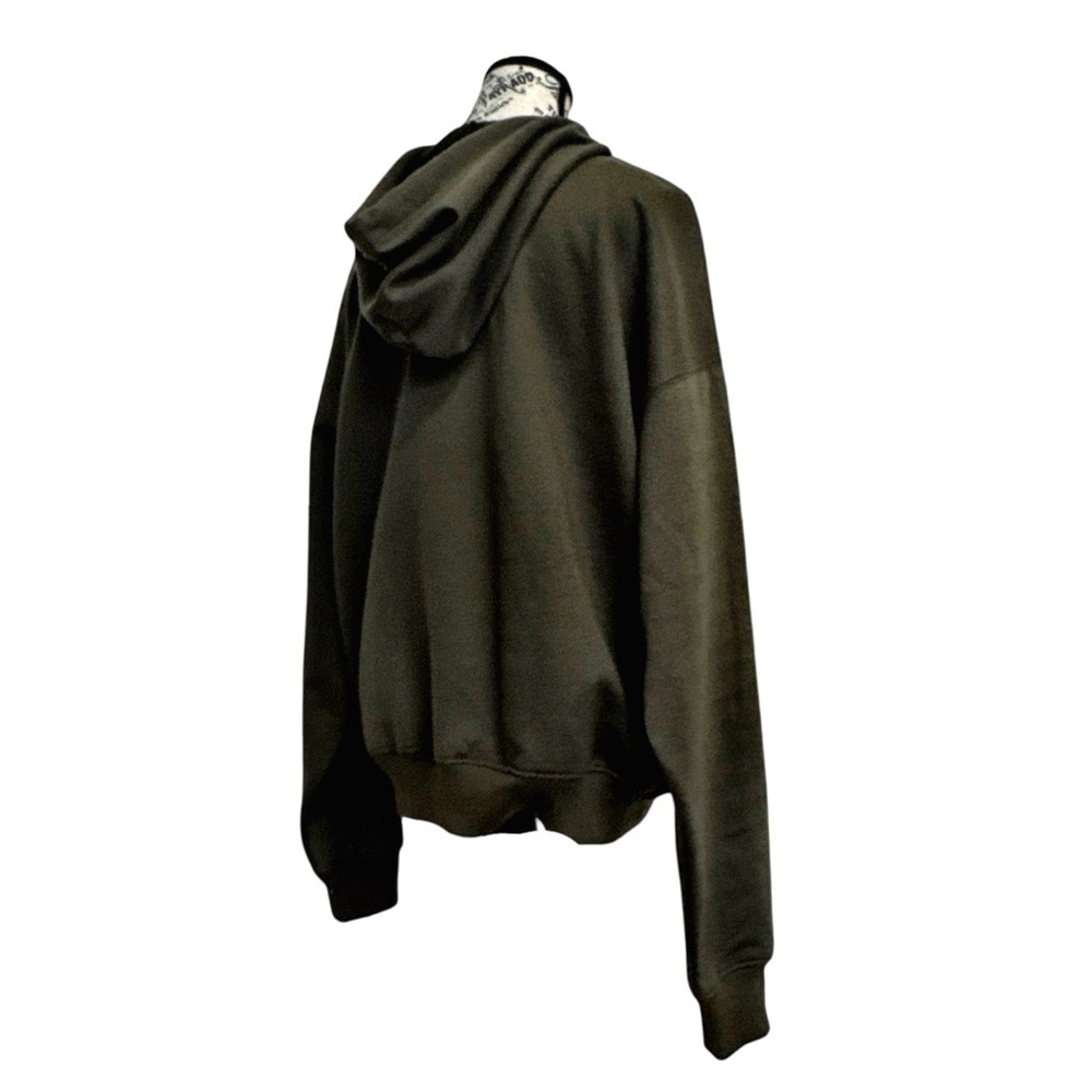 Brooklyn Karma Olive Green ‘California’ Hoodie. Large - Picture 3 of 11